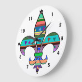 Horloge Fiesta Fleur de Lis (Angle)