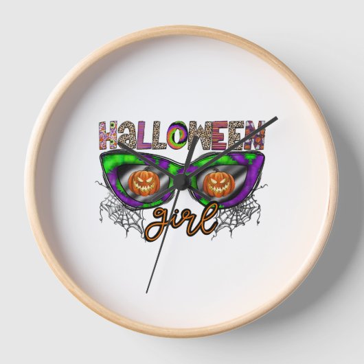 Horloge Fille Halloween (Recto)