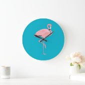 Horloge Flamant rose (Maison)