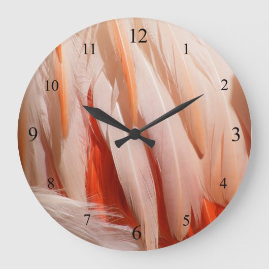 Horloge Flamant rose (Recto)