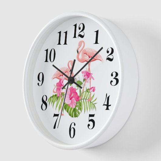 Horloge Flamingo Wall Clock (Angle)