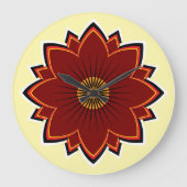 Horloge Fleur - Conception Florale (Recto)