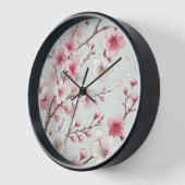 Horloge Fleur de Cerisier (Angle)