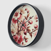 Horloge Fleur de Cerisier (Angle)