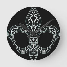 Horloge Fleur De Lis