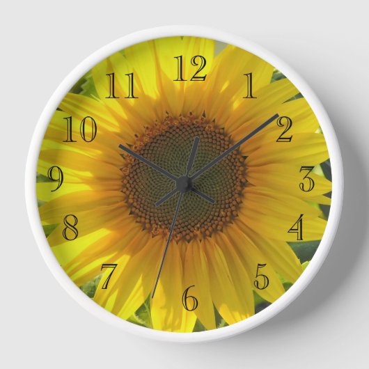 Horloge Fleur de tournesol (Recto)