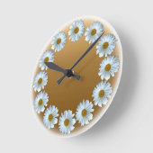 Horloge Fleur sauvage marguerite Horloge à fleurs (Angle)