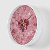 Horloge Fleurs (Angle)