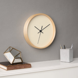 Horloge Fleurs et feuilles d'hibiscus
