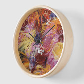 Horloge florale brillante (Angle)