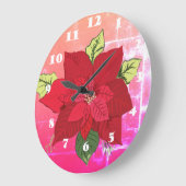 Horloge florale de Noël (Angle)