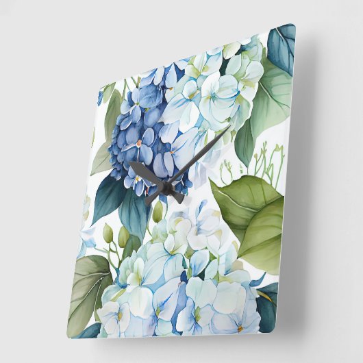 Horloge florale Hamptons (Angle)