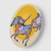 Horloge Florale Silhouette_Purple (Angle)