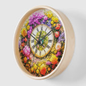 Horloge Flower clock (Angle)
