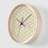 Horloge flower of life 5 dimension, mandala, méditation (Angle)