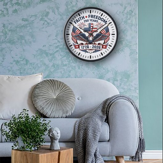 Horloge Foi, Liberté & 250 Ans