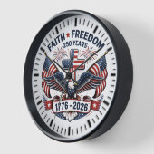 Horloge Foi, Liberté & 250 Ans (Angle)