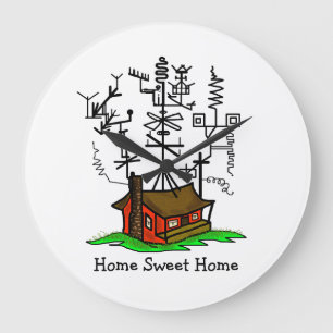 Horloge folle d'antenne de radio-amateur par