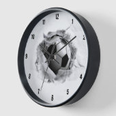 Horloge Football créatif (Angle)