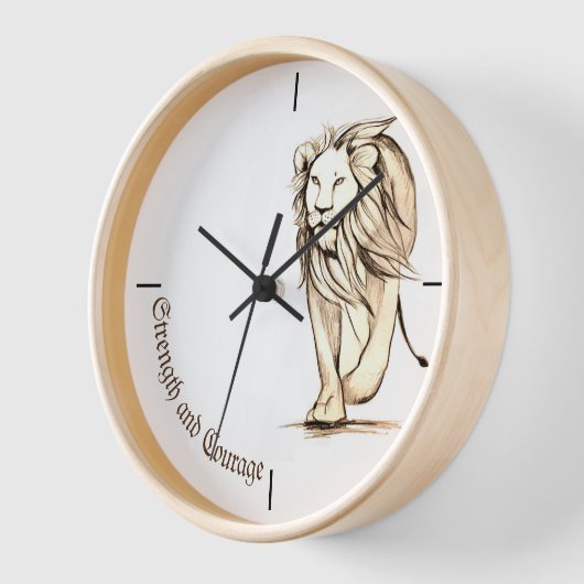 Horloge Force et courage (Angle)