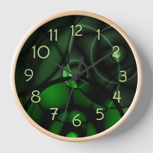Horloge Forest Green (Recto)