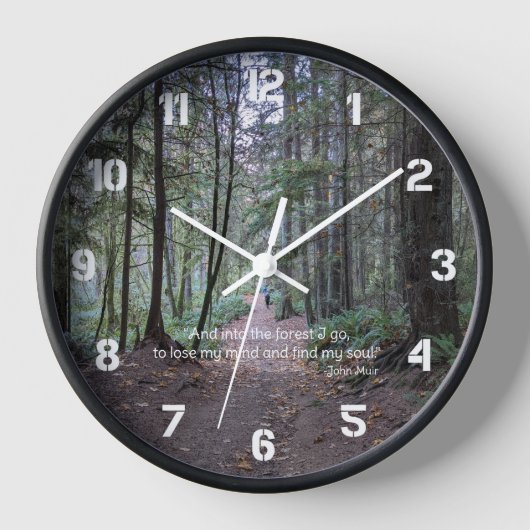 Horloge Forest Trail John Muir Citation (Recto)
