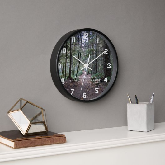 Horloge Forest Trail John Muir Citation (Bureau)