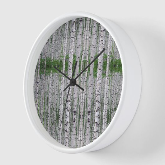 Horloge Forêt de Birch Nature (Angle)