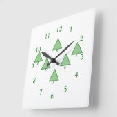 Horloge - Forêt de pins (Angle)