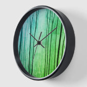 Horloge Forêt d'hiver (Angle)
