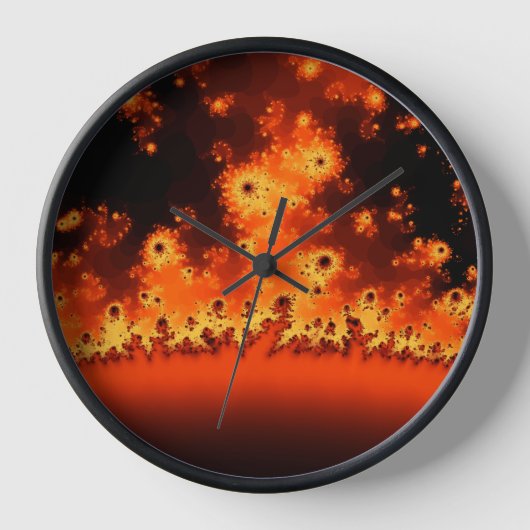 Horloge fractale de la flamme solaire (Recto)
