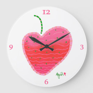 Horloge fraise
