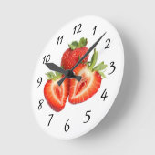 Horloge fraise (Angle)