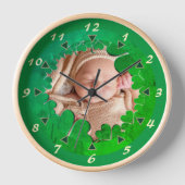 Horloge Frame Shamrock St. Patrick +Photo (Recto)