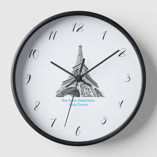 Horloge française de Paris (Recto)