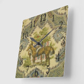 Horloge française d'impression de cheval (Angle)