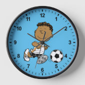 Horloge Franklin Jouer Au Football (Recto)