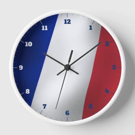 HORLOGE FRENCH TRICOLOR (Recto)