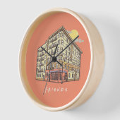 Horloge FRIENDS™ | L'immeuble de Monica (Angle)