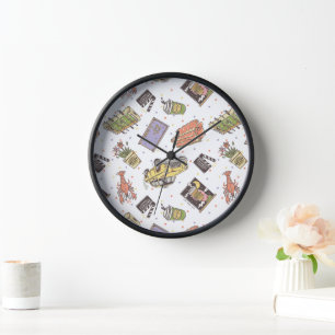 Horloge FRIENDS™   Motif à pois et icônes