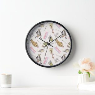 Horloge FRIENDS™ Motif Dessin Animé Brun