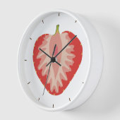 Horloge Fruit aux fraises (Angle)