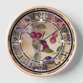 Horloge Fruits, patchwork (Recto)