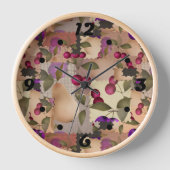 Horloge Fruits, patchwork (Recto)