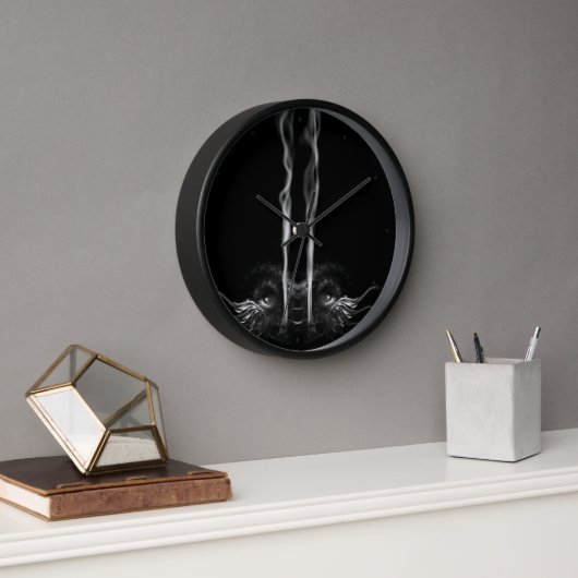 Horloge Fumée de dragon noir (Bureau)