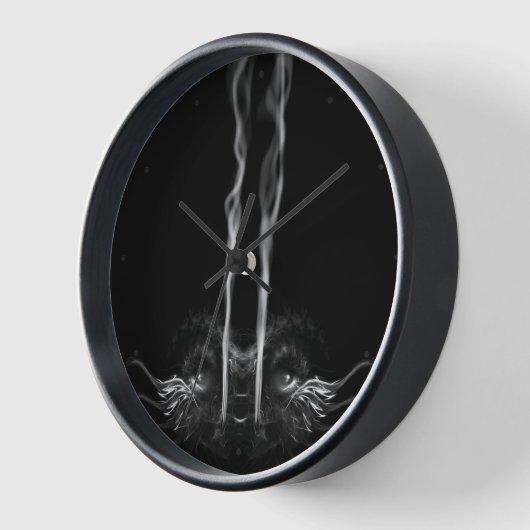 Horloge Fumée de dragon noir (Angle)