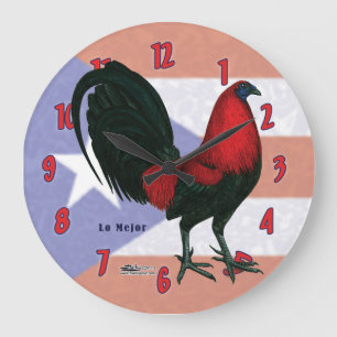 Horloge Gallo Rouge Noir