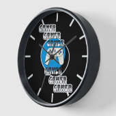 Horloge Gamer bleu et noir | Contrôleur vidéo (Angle)