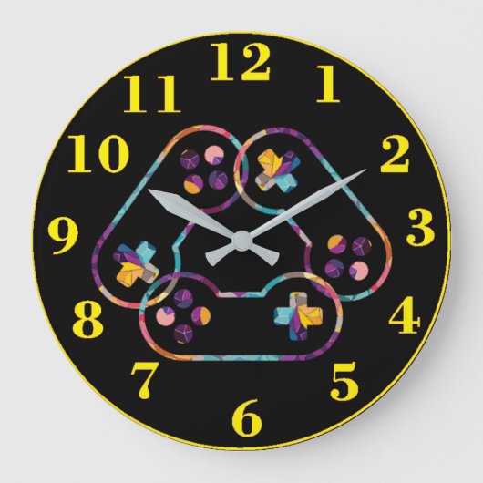 Horloge Gamer Grote Klok (Voorkant)