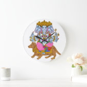 Horloge Ganesha et décoration murale pour usage do (Maison)